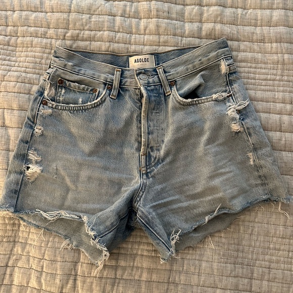 Agolde Dee Jean Shorts - Picture 1 of 3